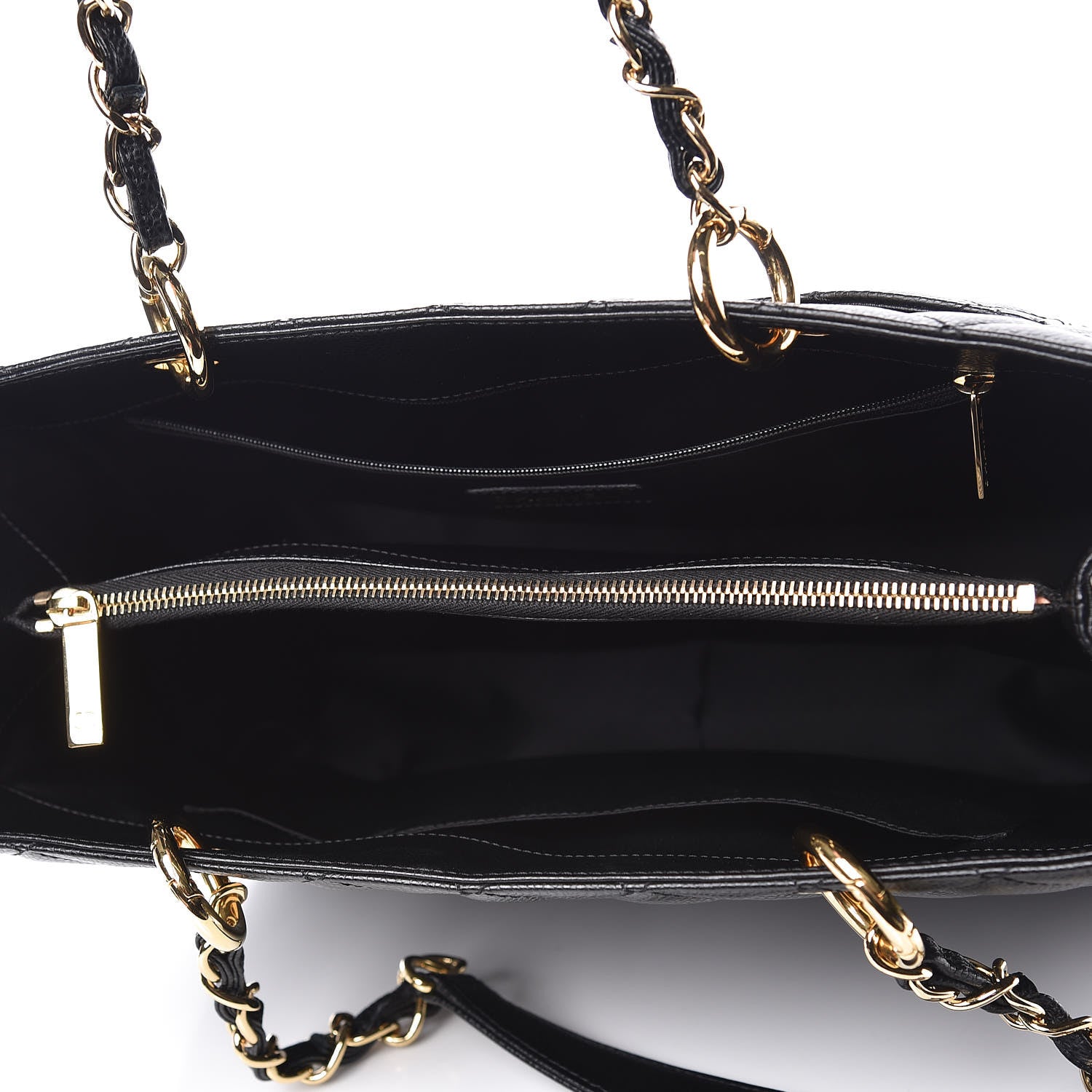 Chanel Caviar Quilted Grand Shopping Tote GST Black 5 of 11