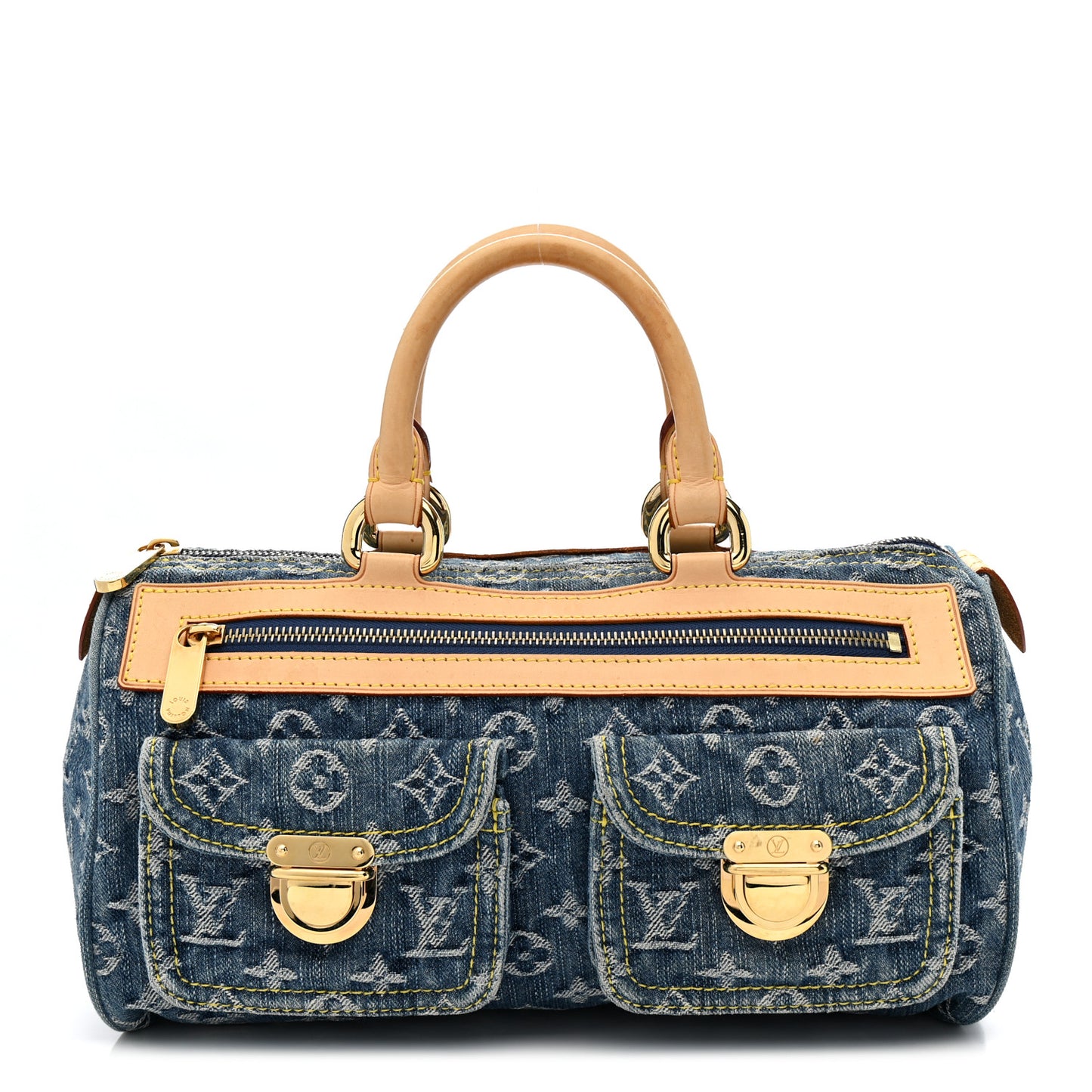 Monogram Denim Neo Speedy Blue