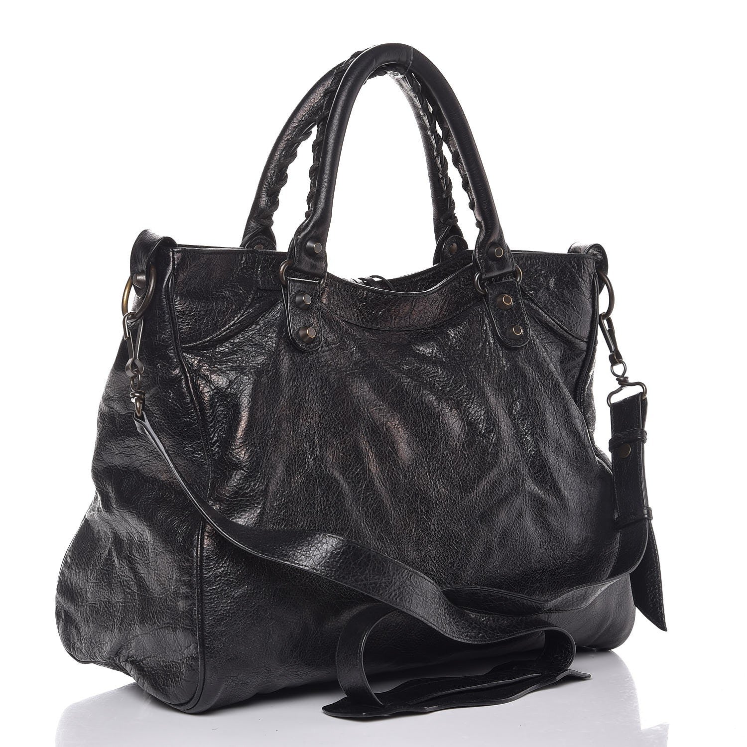 Balenciaga Agneau Classic Hardware Velo Black 4 of 12