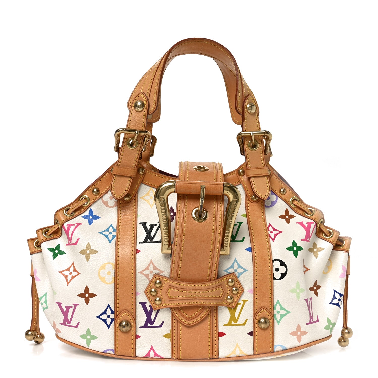 Louis Vuitton Monogram Multicolor Theda GM White 1 of 9