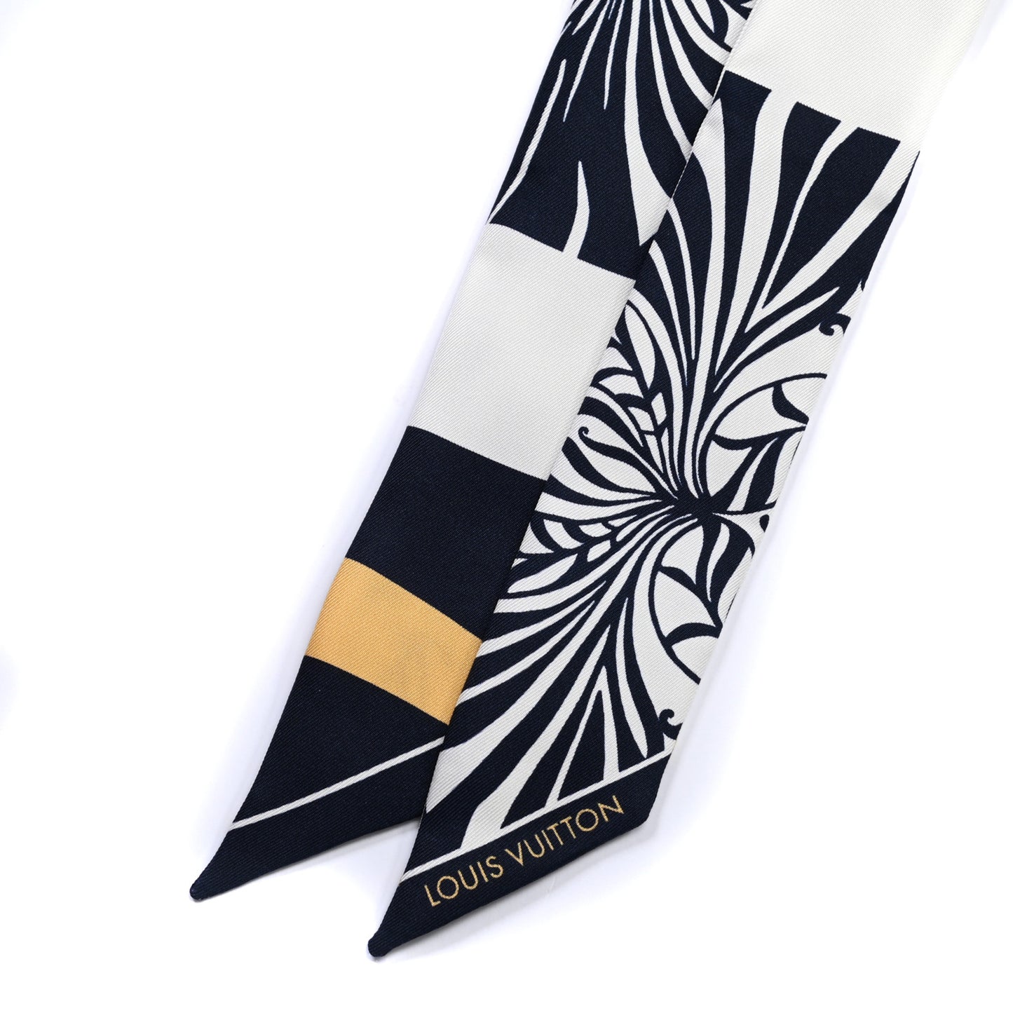 Silk Graphic Monogram Blason BB Bandeau Blue