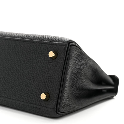 Hermes Togo Kelly Retourne 25 Black 10 of 11