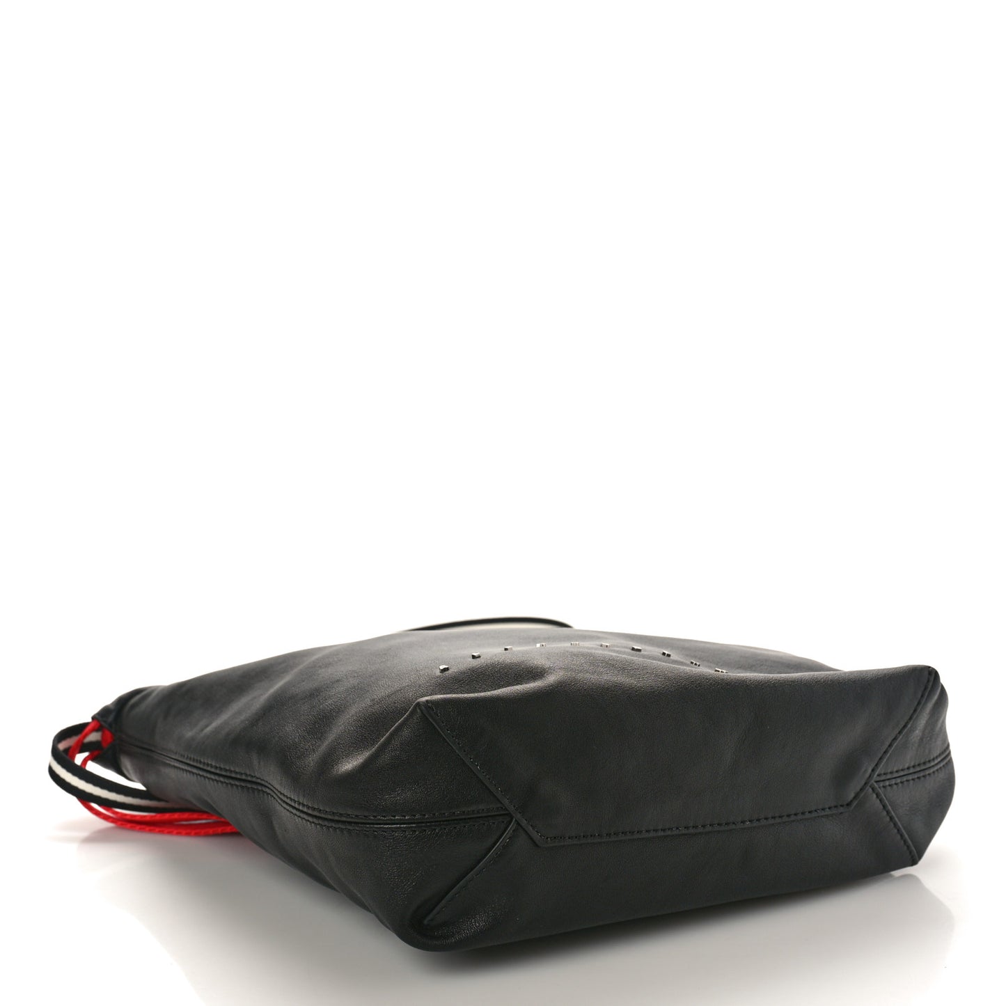 ALEXANDER WANG Calfskin Small Wefty Drawstring Bucket Black