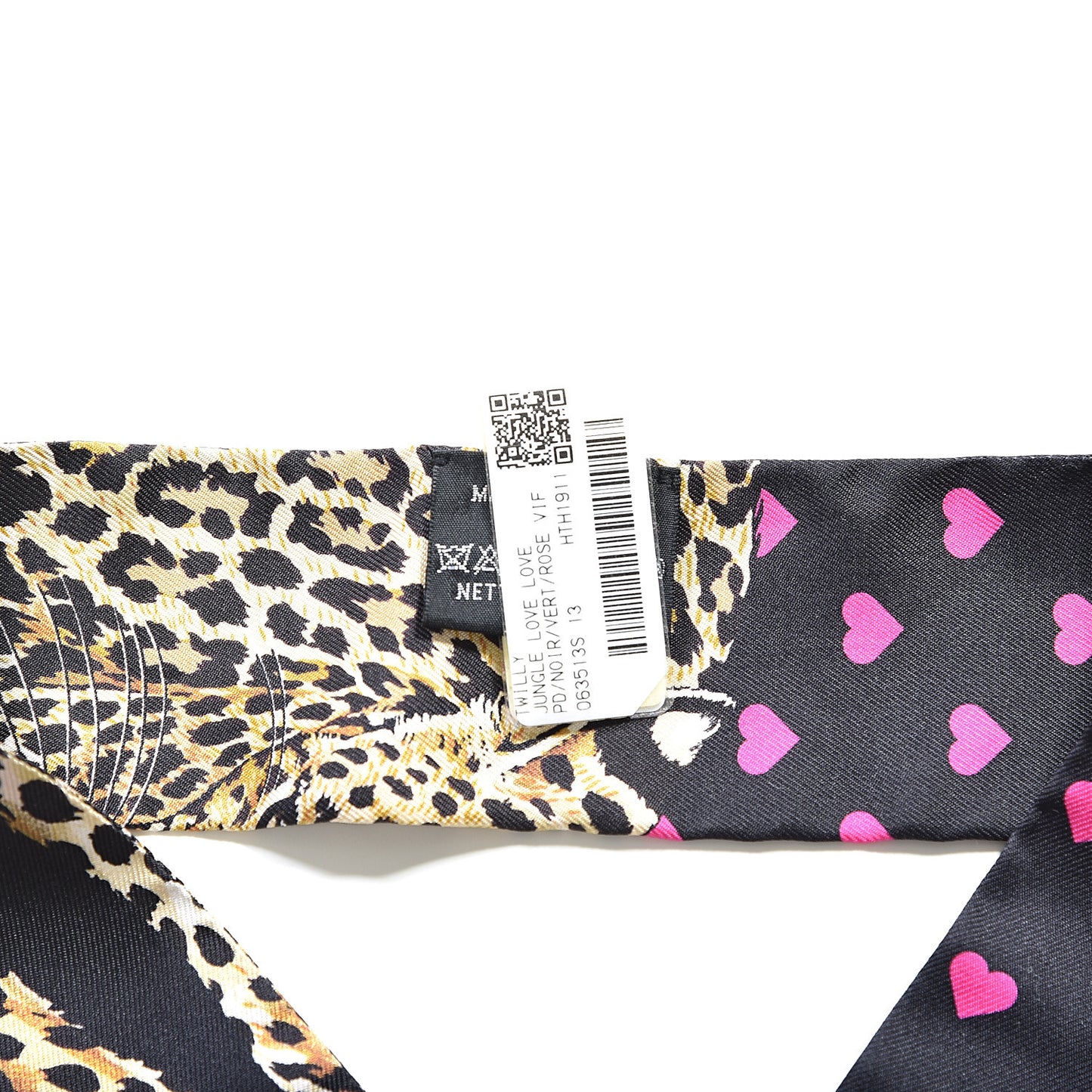Silk Jungle Love Love Twilly Black Vert Rose Vif