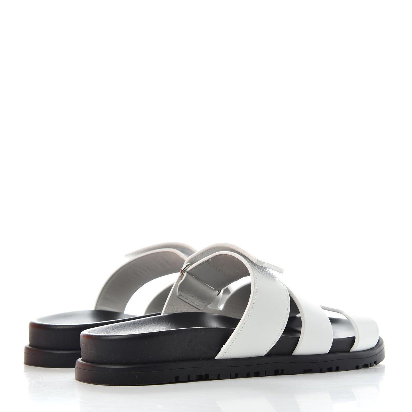 Calfskin Womens Chypre Sandals 36 White