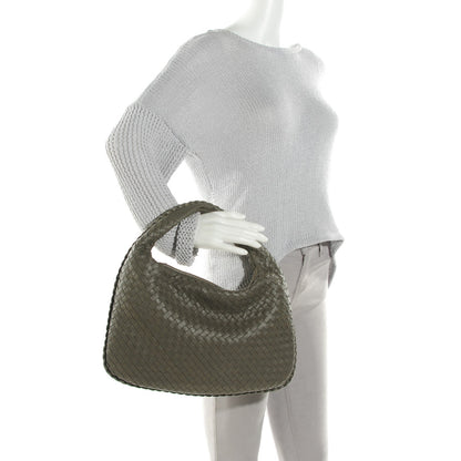 Bottega Veneta Nappa Intrecciato Medium Veneta Hobo Kaki Fondente 2 of 8