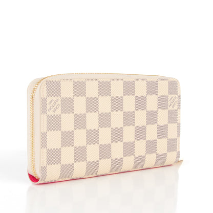 Louis Vuitton Damier Azur 2015 Christmas Animation Zippy Wallet Hibiscus 3 of 7