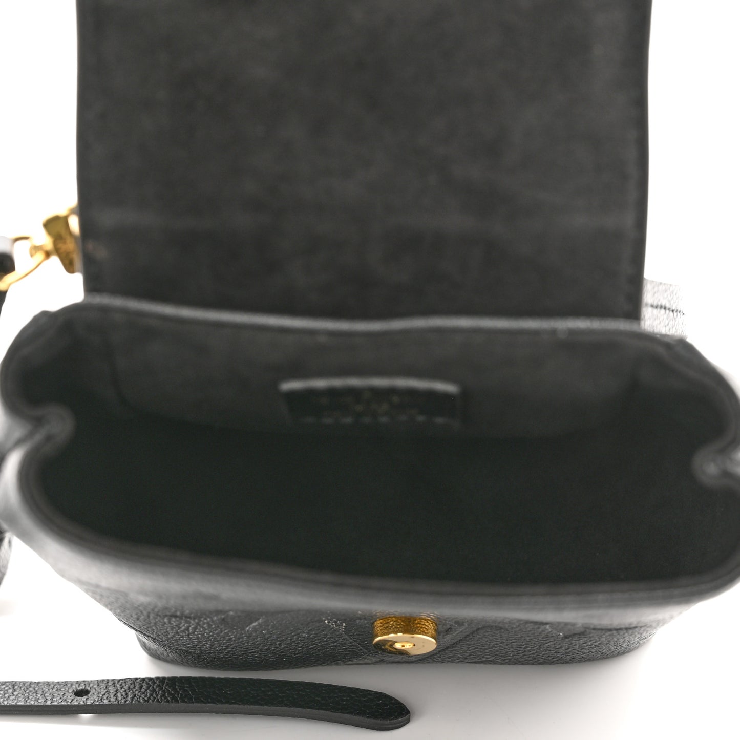 Empreinte Monogram Giant Tiny Backpack Black