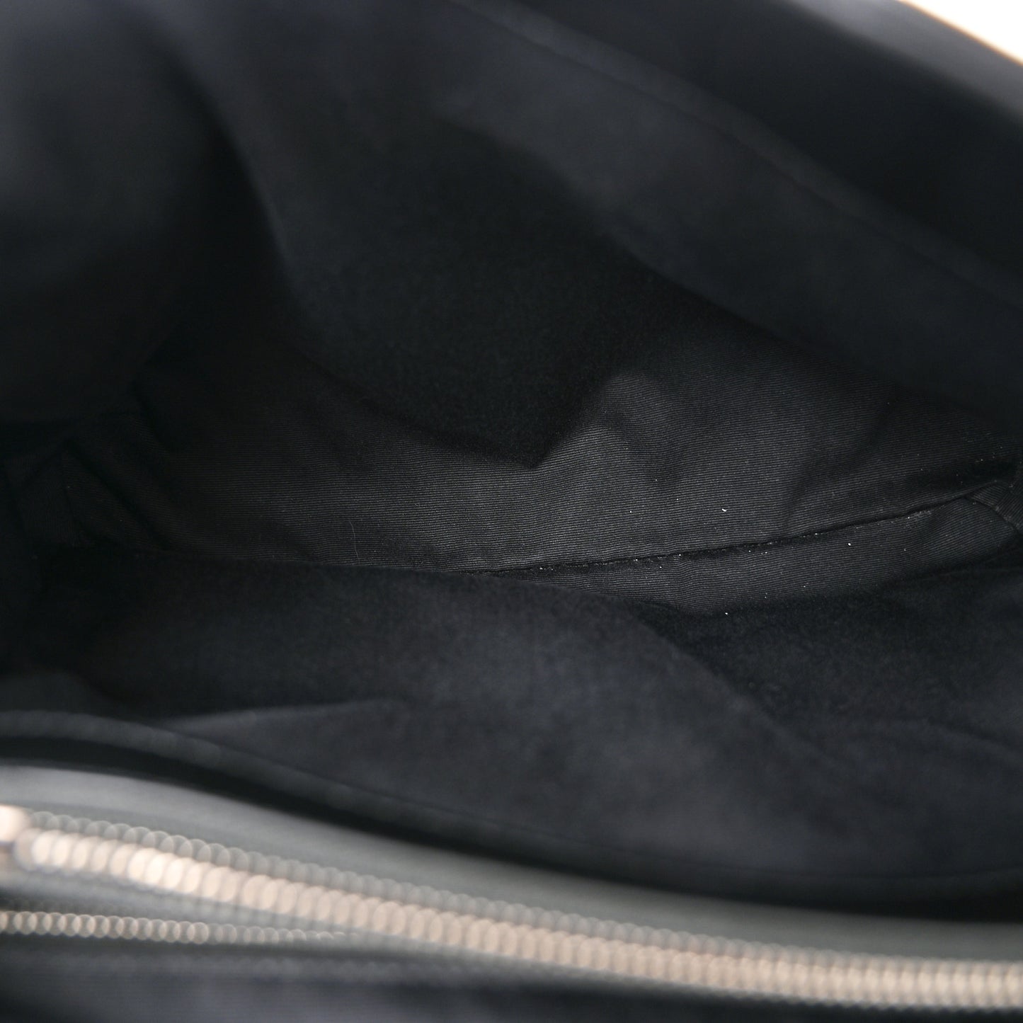 Calfskin Y Quilted Monogram Medium Loulou Chain Satchel Black