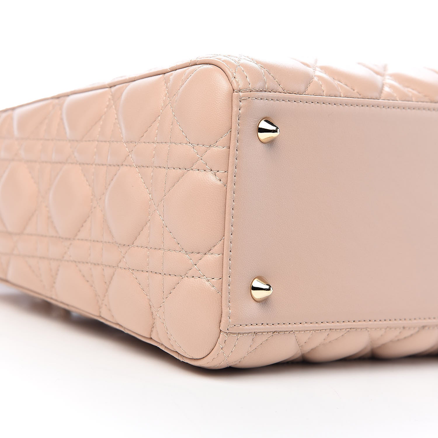 Christian Dior Lambskin Cannage Medium Lady Dior Light Pink 8 of 12