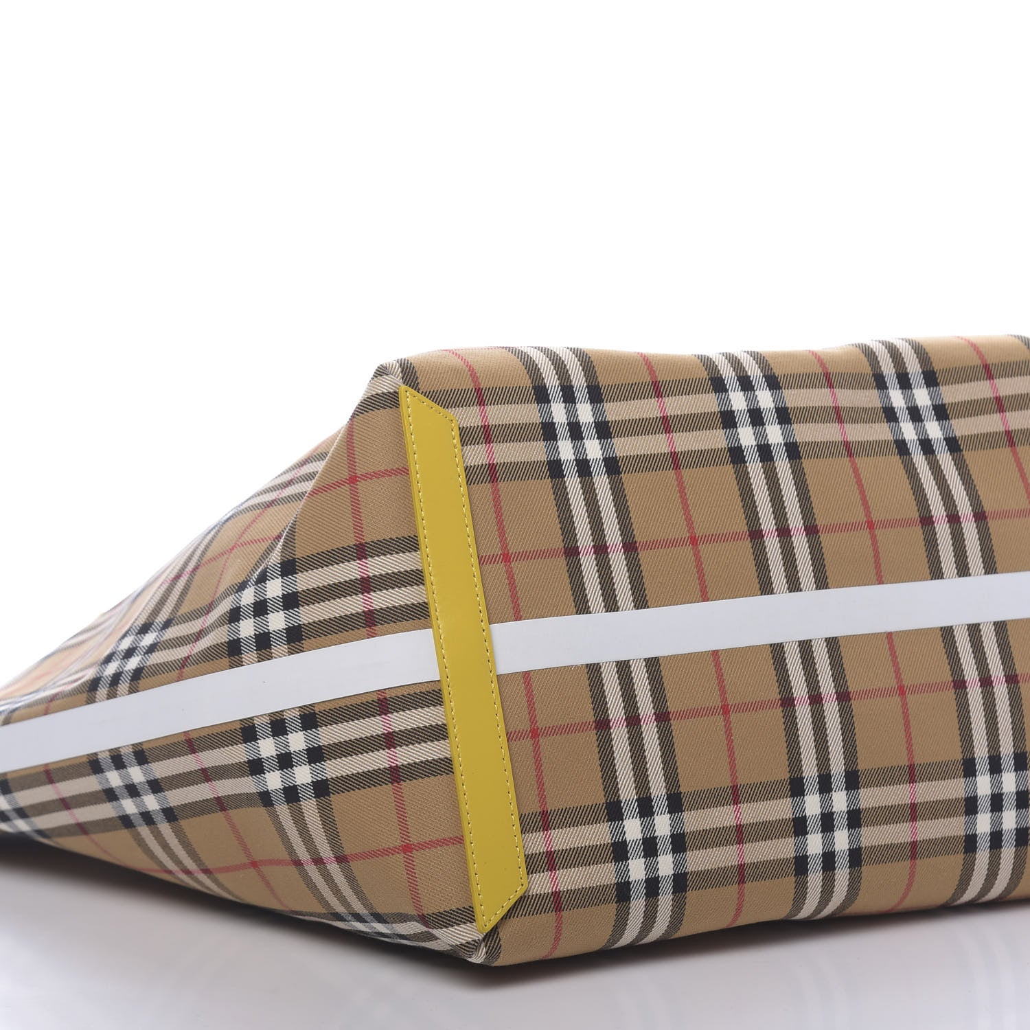 Burberry Vintage Check Large The Giant Reversible Tote Yellow 11 of 15
