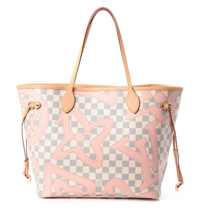 Louis Vuitton Damier Azur Tahitienne Neverfull MM 1 of 9