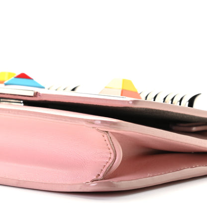 Fendi Vitello Century Hypnoteyes Tube Wallet On Chain Bubblegum 6 of 9