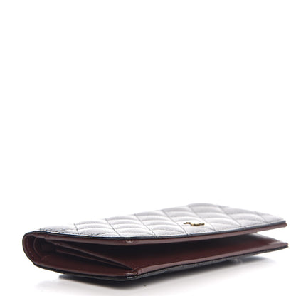 Chanel Caviar Quilted Yen Wallet Black 4 of 8