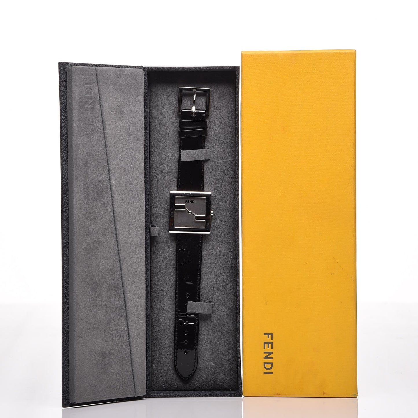 Stainless Steel Calfskin 24mm FendiMania Quartz Watch