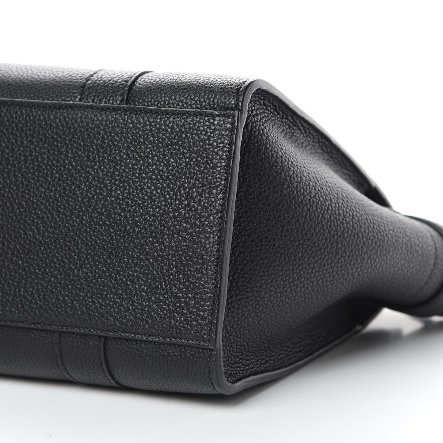 Classic Grain Small Bayswater Zip Tote Black