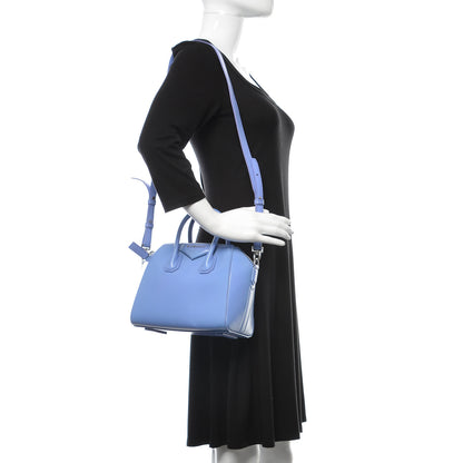 Givenchy Shiny Lord Calfskin Mini Antigona Blue 2 of 12