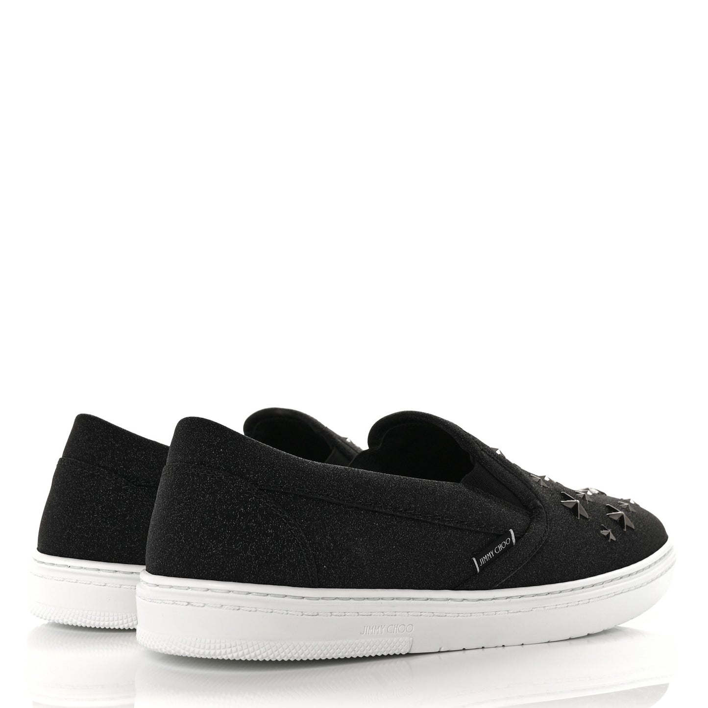 Fine Glitter Suede Mens Grove Sneakers 42 Black