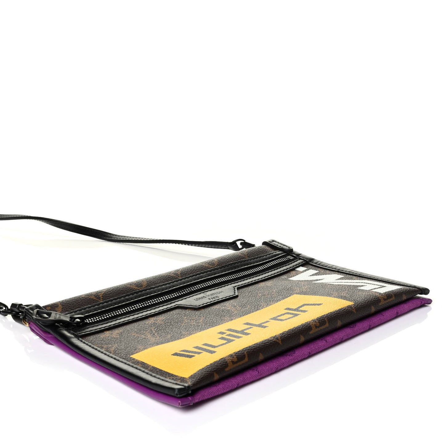 Monogram Double Flat Messenger Marron