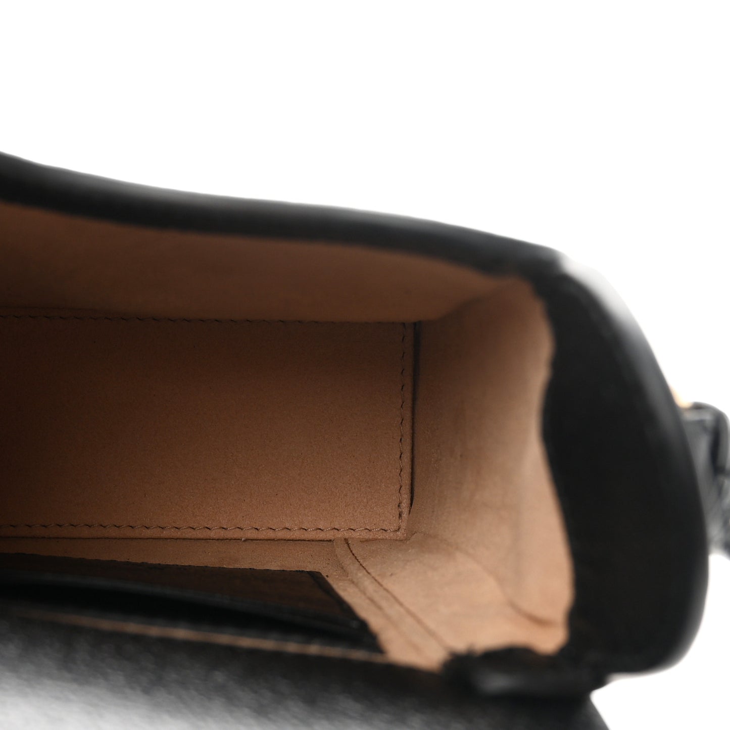 Dollar Calfskin Vertical Horsebit 1955 Crossbody Bag Black