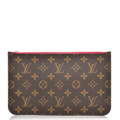 Louis Vuitton Monogram Neverfull MM GM Pochette Pivoine 1 of 7