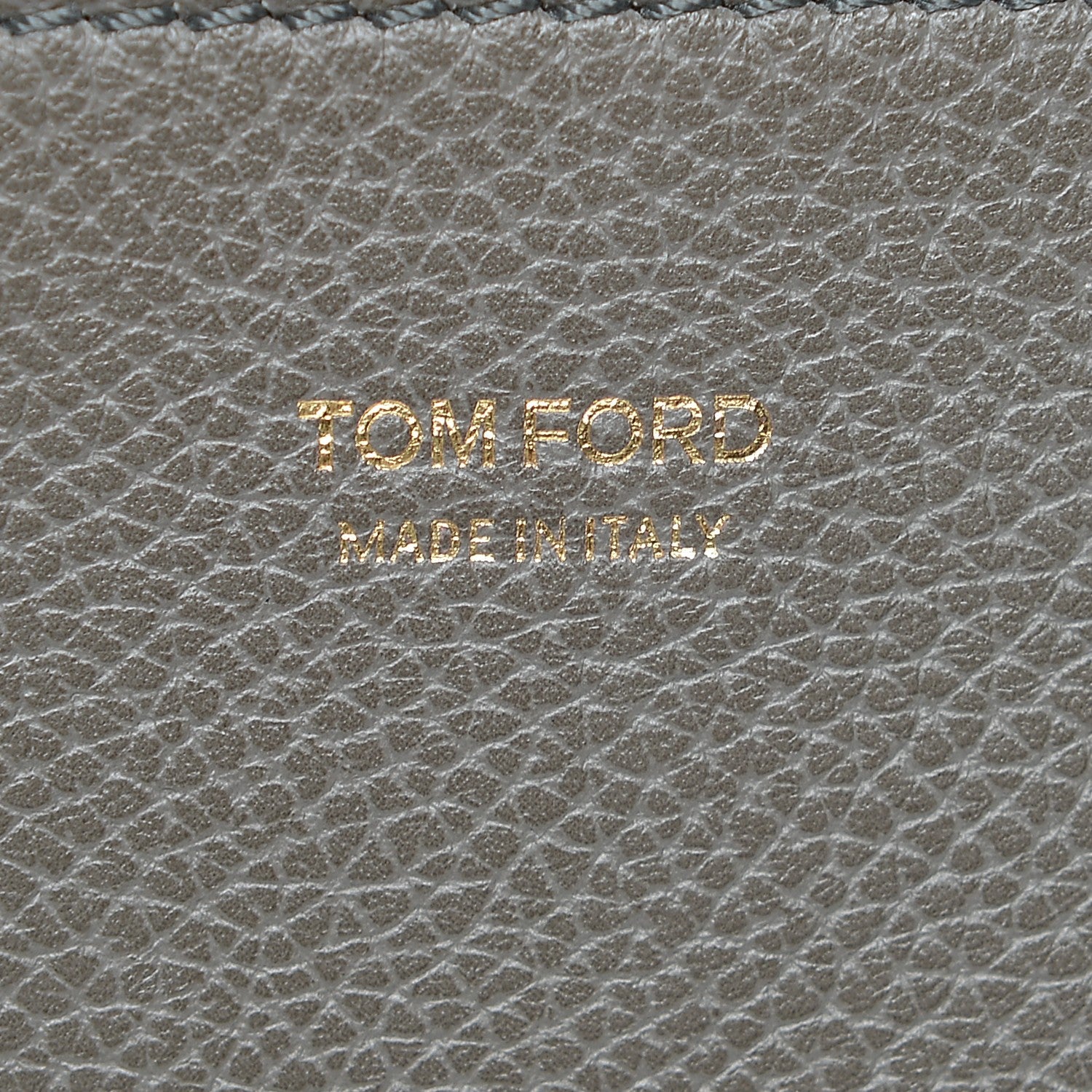 Tom Ford Pebbled Calfskin Large Jennifer Graphite 5 of 7