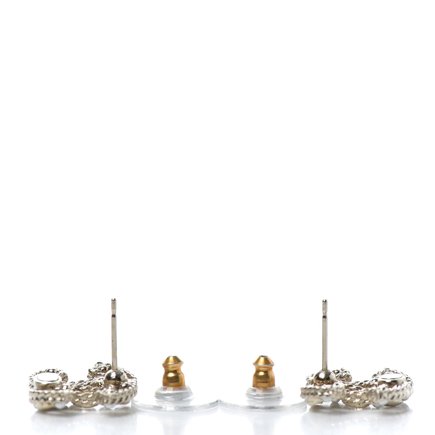Pearl CC Earrings Gold