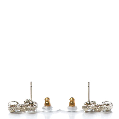 Chanel Pearl CC Earrings Gold 3 of 4