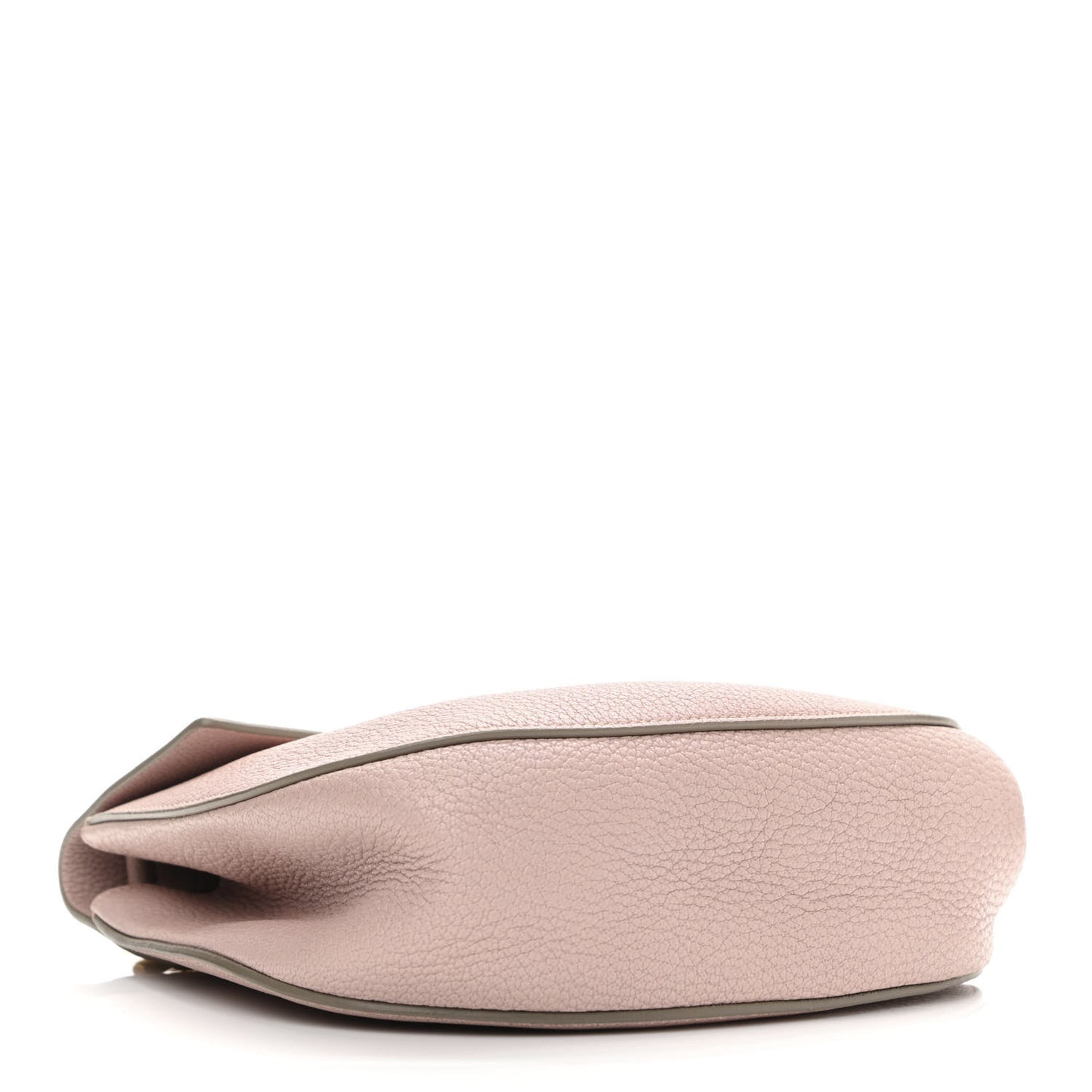 Grained Lambskin Drew Shoulder Bag Cement Pink