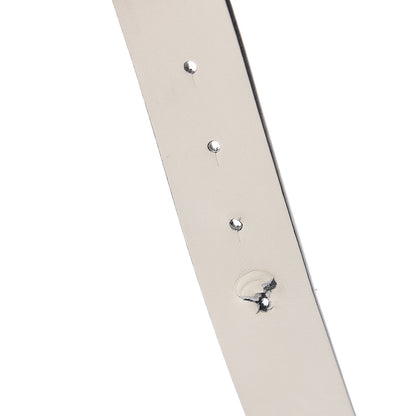 Chanel Calfskin CC Belt 90 36 White Black 4 of 4