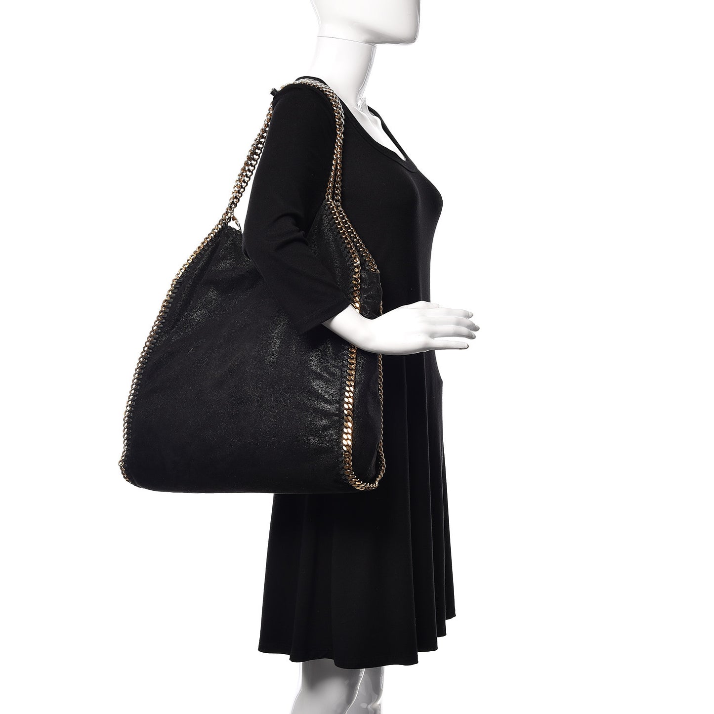Shaggy Deer Big Falabella Tote Black