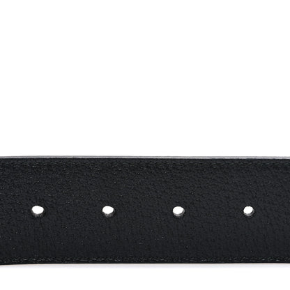 Gucci Textured Calfskin Double G 40mm Belt 90 36 Black 3 of 5