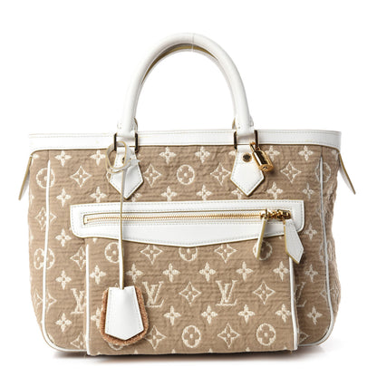 Louis Vuitton Monogram Sabbia Cabas MM White 1 of 12