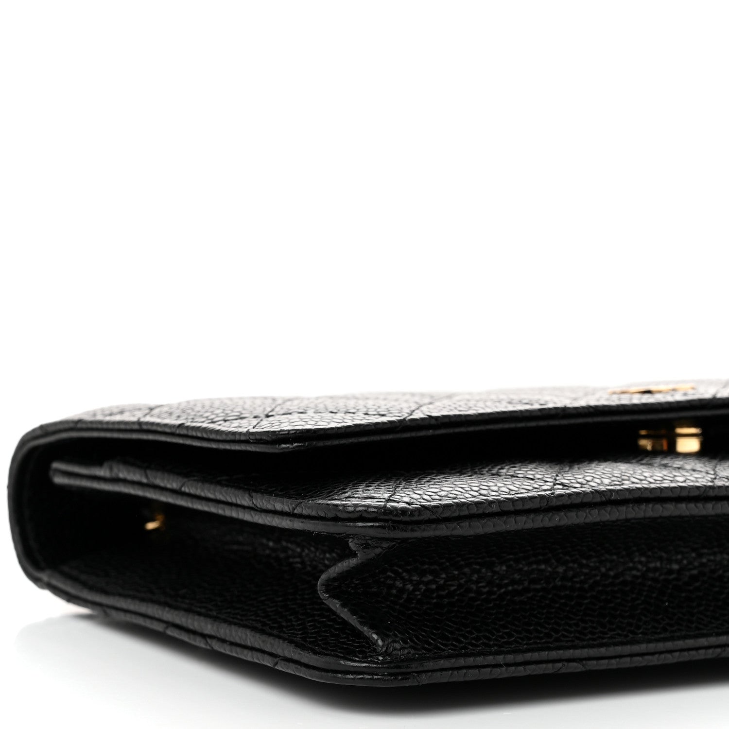Chanel Caviar Quilted Wallet On Chain WOC Black 10 of 12