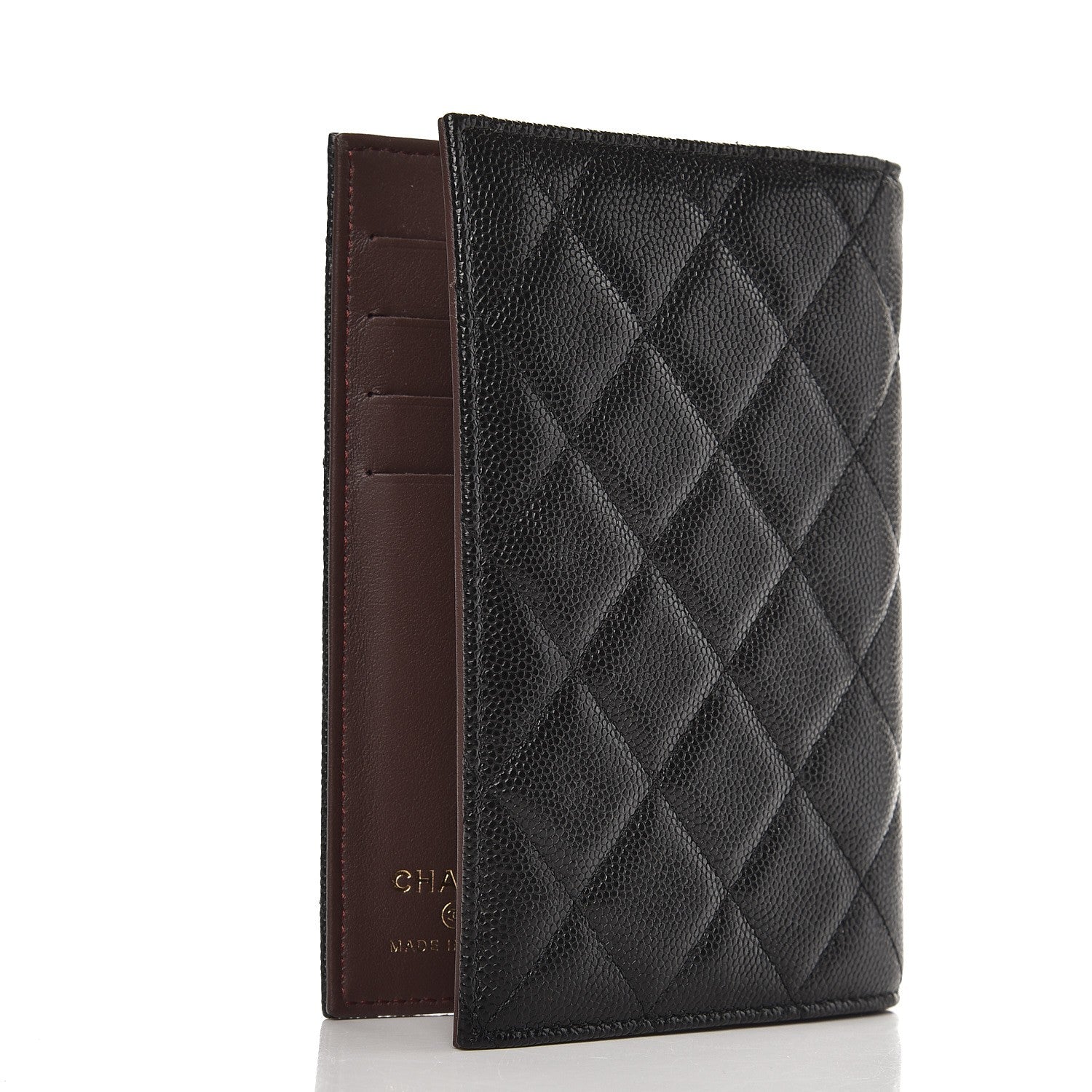 Chanel Caviar Quilted Passport Holder Black 3 of 8