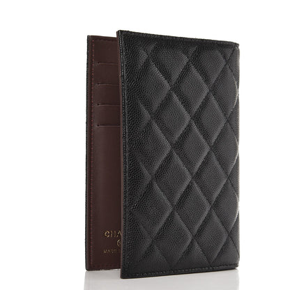 Chanel Caviar Quilted Passport Holder Black 3 of 8