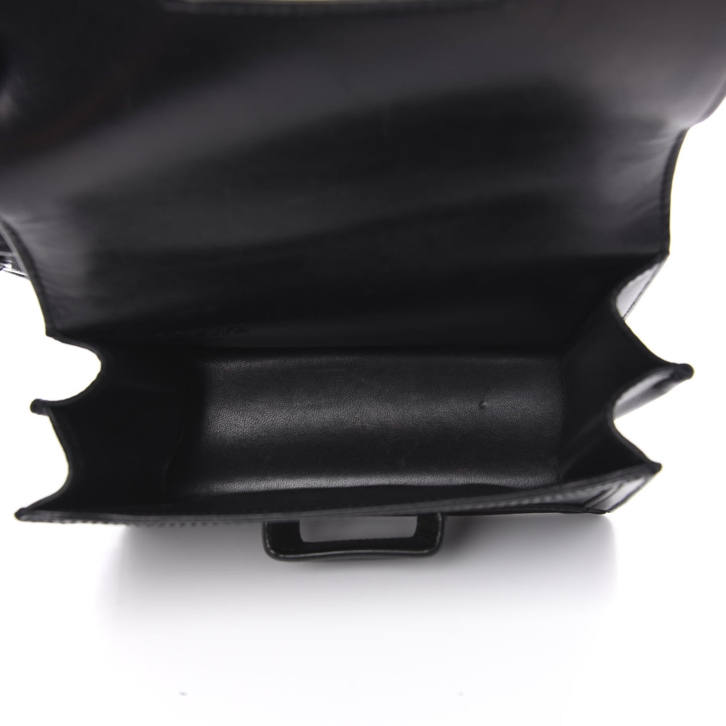 Calfskin Mini Barcelona Shoulder Bag Black