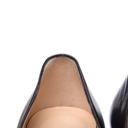 Christian Louboutin Kid Grosgrain Lavalliere 100 Pumps 38.5 Black 8 of 10
