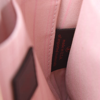 Louis Vuitton Damier Ebene Neverfull MM GM Pochette Rose Ballerine 7 of 7