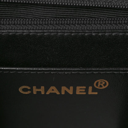 Chanel Patent Quilted Medium Single Flap Bag So Black 5 of 9