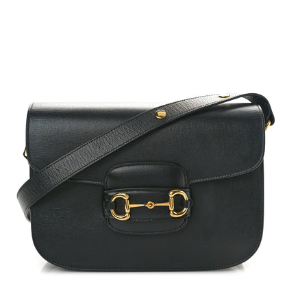 Gucci Azalea Calfskin Horsebit 1955 Shoulder Bag Black 1 of 10
