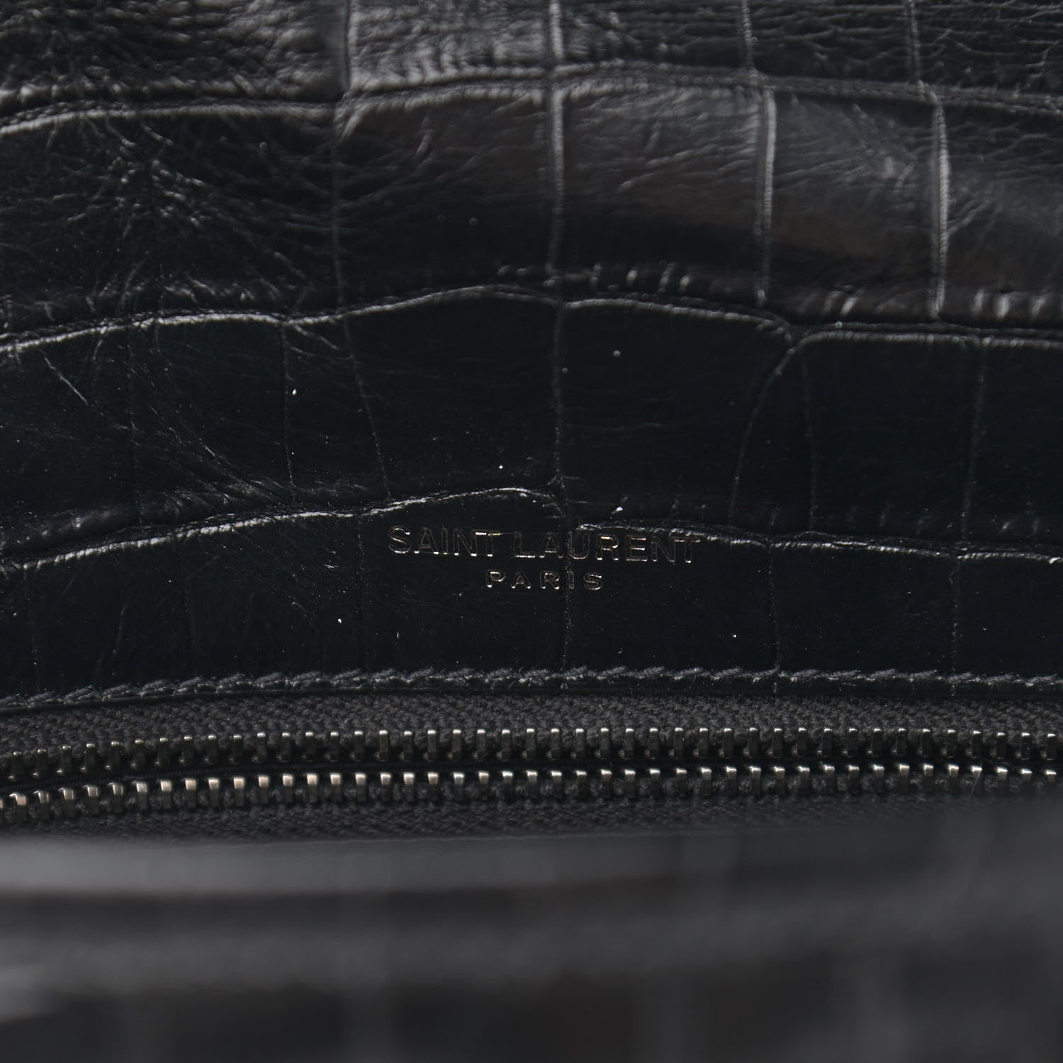 Saint Laurent Calfskin Matelasse Monogram Studded Medium Niki Chain Satchel Black 7 of 12