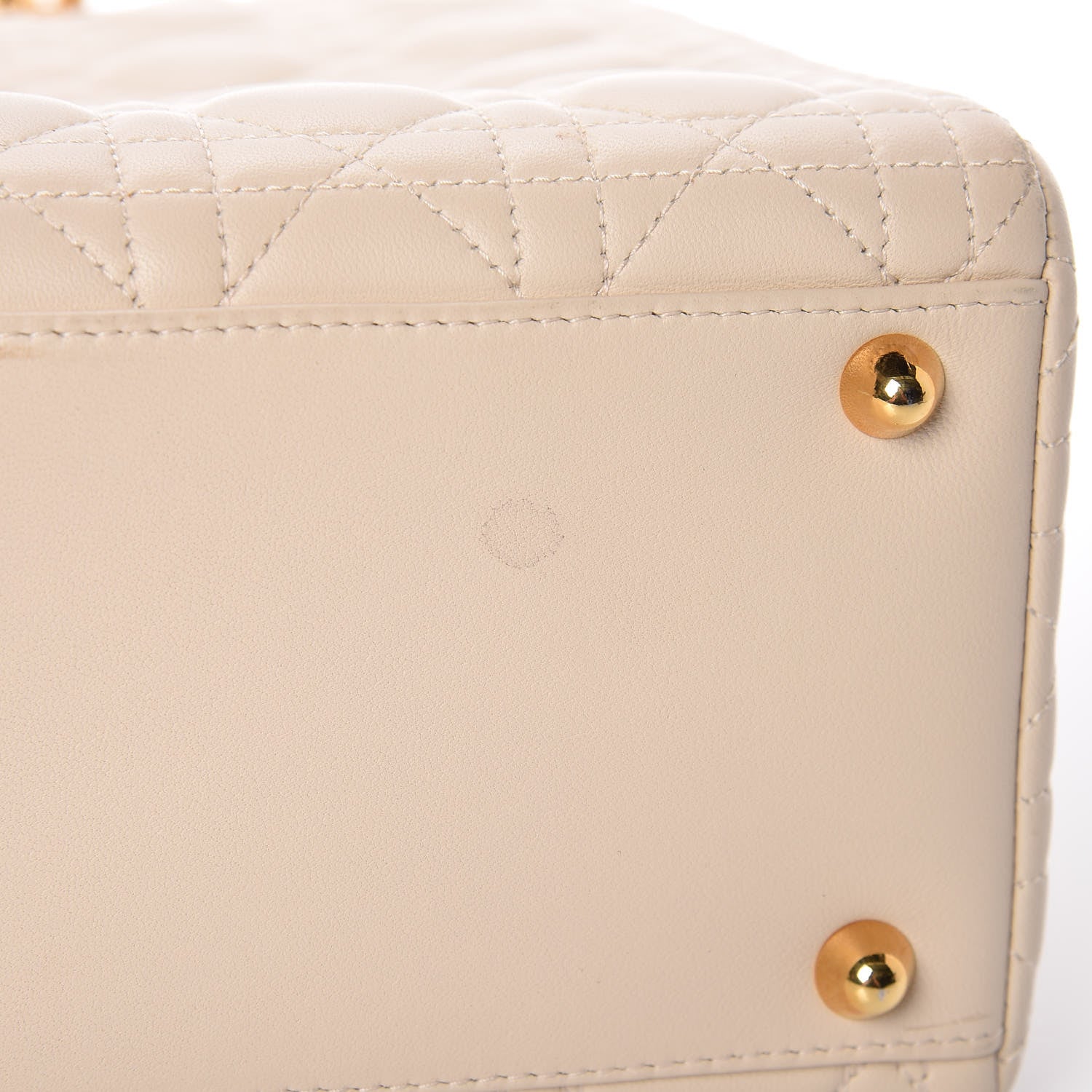 Christian Dior Lambskin Cannage Large Lady Dior Light Beige 20 of 20