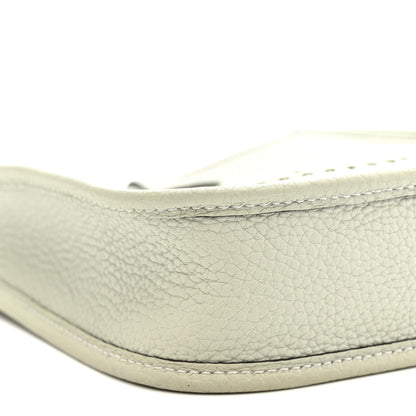 Hermes Taurillon Clemence Evelyne TPM Gris Neve 9 of 11