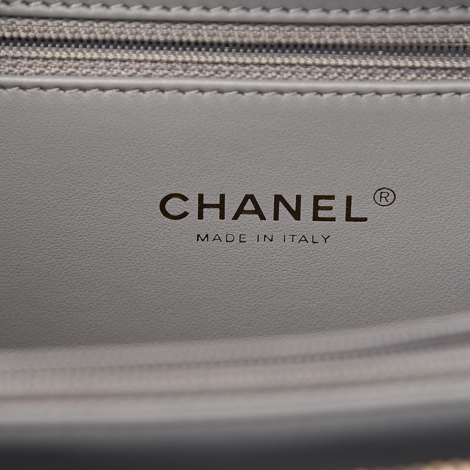 Chanel Caviar Quilted Medium CC Filigree Vanity Case Grey 6 of 11