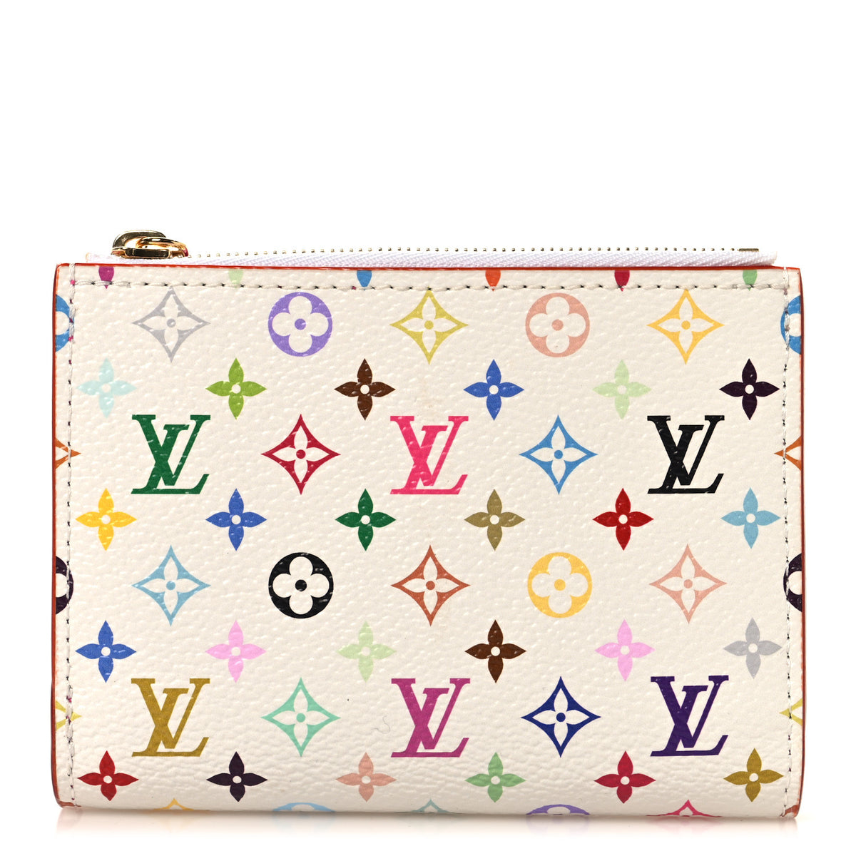 LV X TM Monogram Multicolor Lisa Wallet White