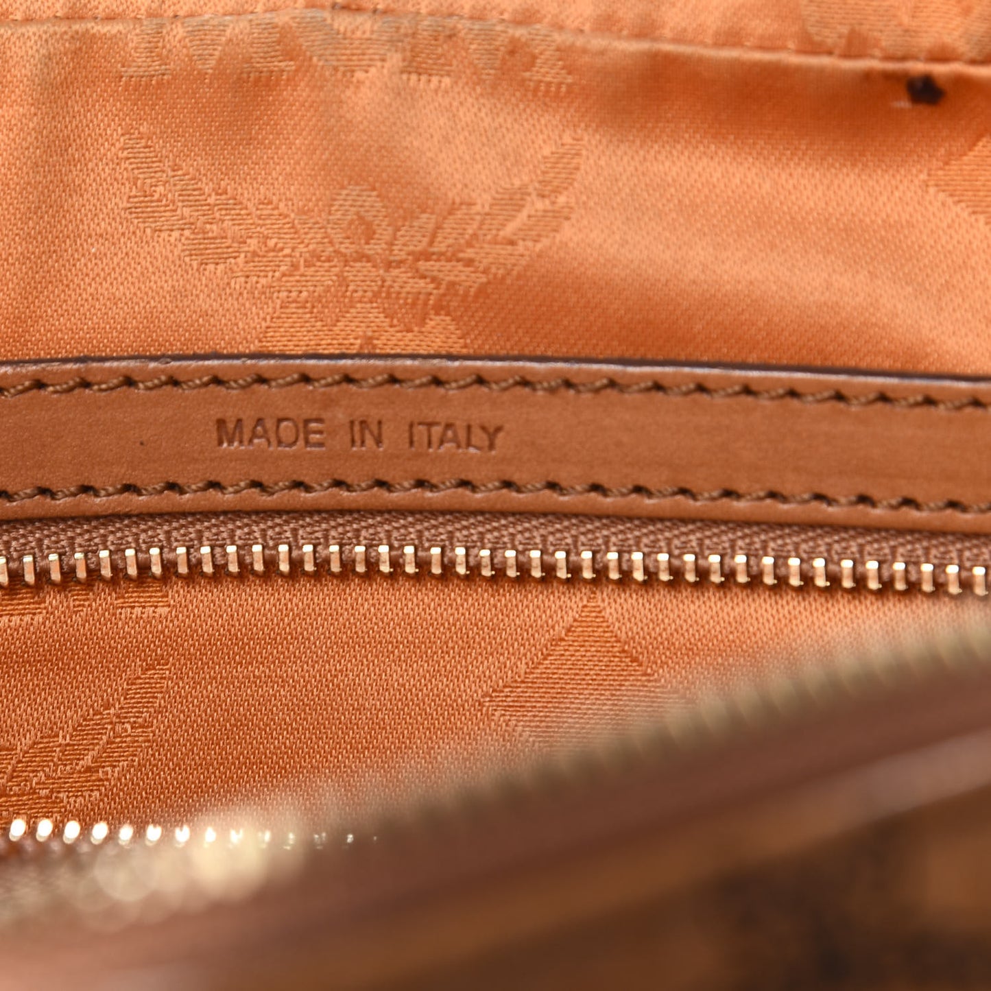 Visetos Medium Heritage Line Camera Crossbody Bag Cognac