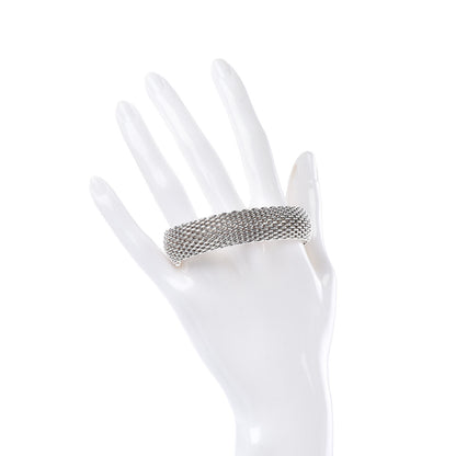 Tiffany Sterling Silver Somerset Mesh Bracelet 2 of 4