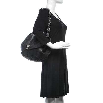 Chanel Calfskin Quilted Large Trianon Messenger Flap Black 2 of 8