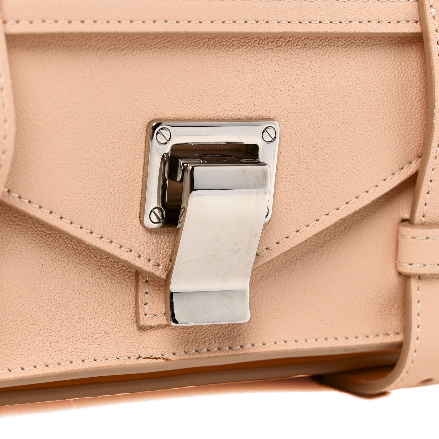 Proenza Schouler Lambskin Tiny PS1 Satchel Peach 1842052
